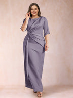 Fiona Elise Wisteria front view mother of the bride dress