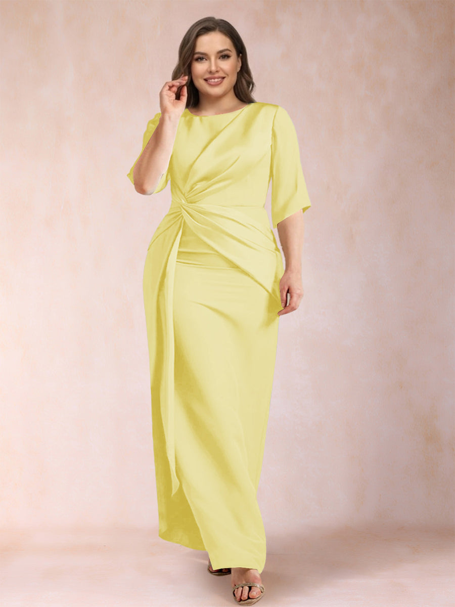 Iliana Yellow front view wedding guest dress