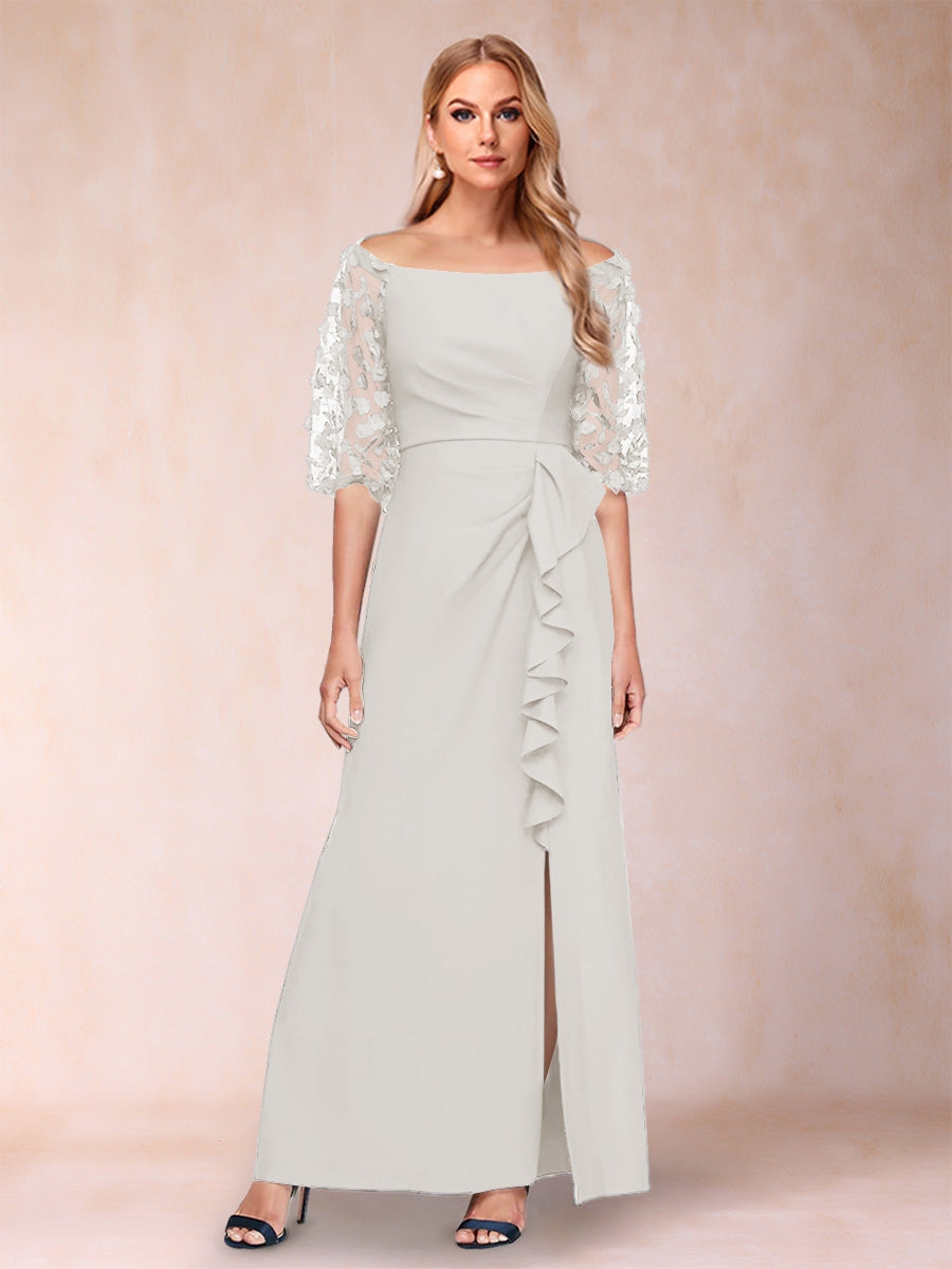 Jolene Ivory front view wedding guest dress