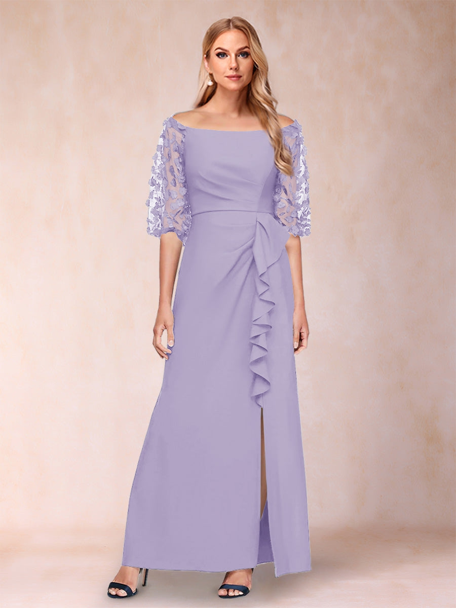 Jolene Lilac front view wedding guest dress