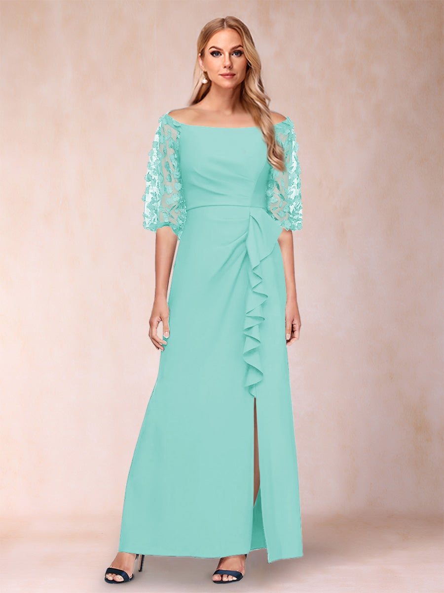 Jolene Sky Blue back view wedding guest dress