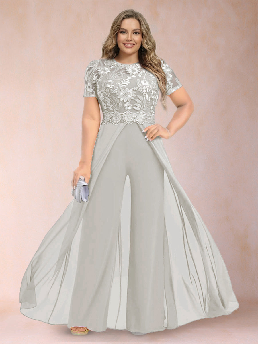 Erica June Ivory front view mother of the bride dress