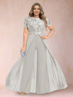 Erica June Ivory front view mother of the bride dress