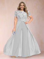 Erica June Ivory back view mother of the bride dress