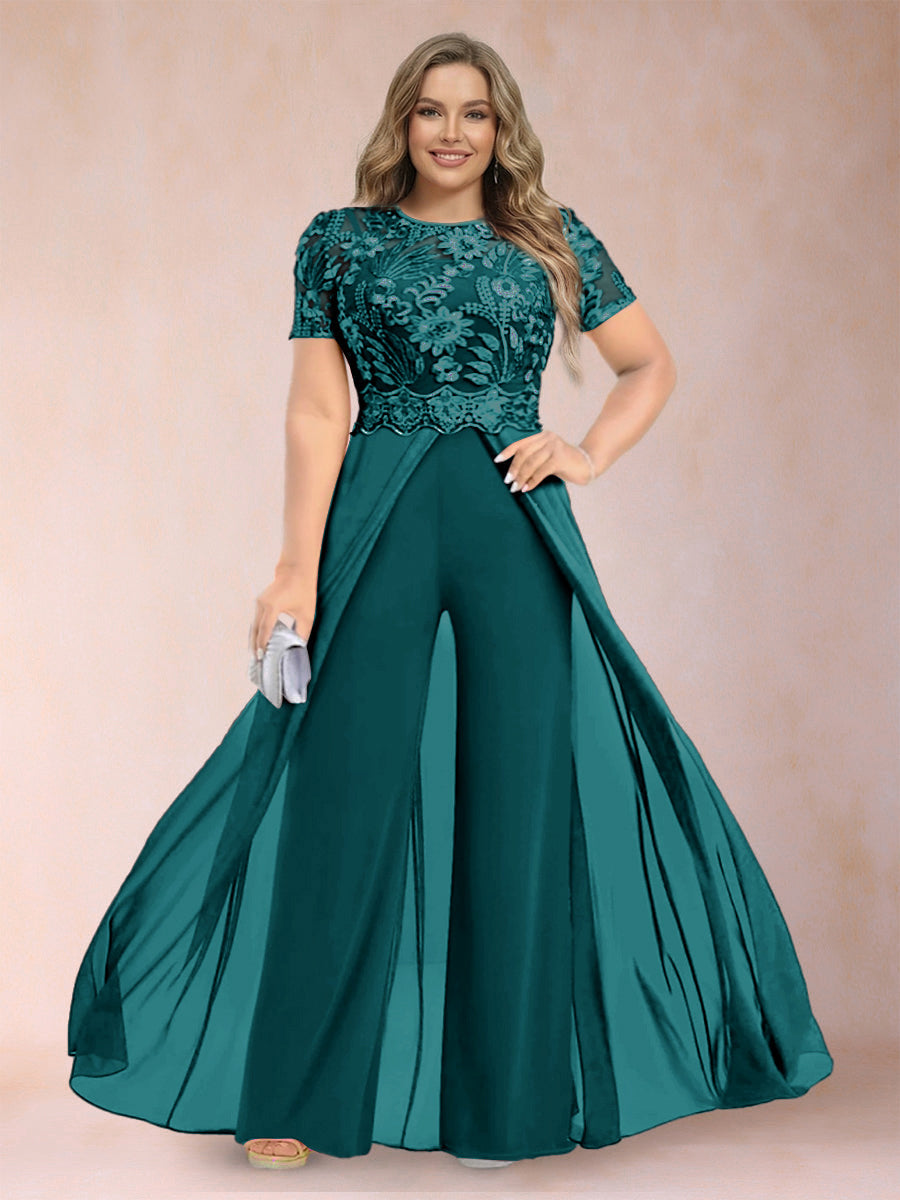 Erica June Peacock front view mother of the bride dress