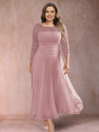Sofia June Mauve front view mother of the bride dress