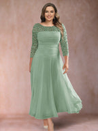 Sofia June Sage Green back view mother of the bride dress