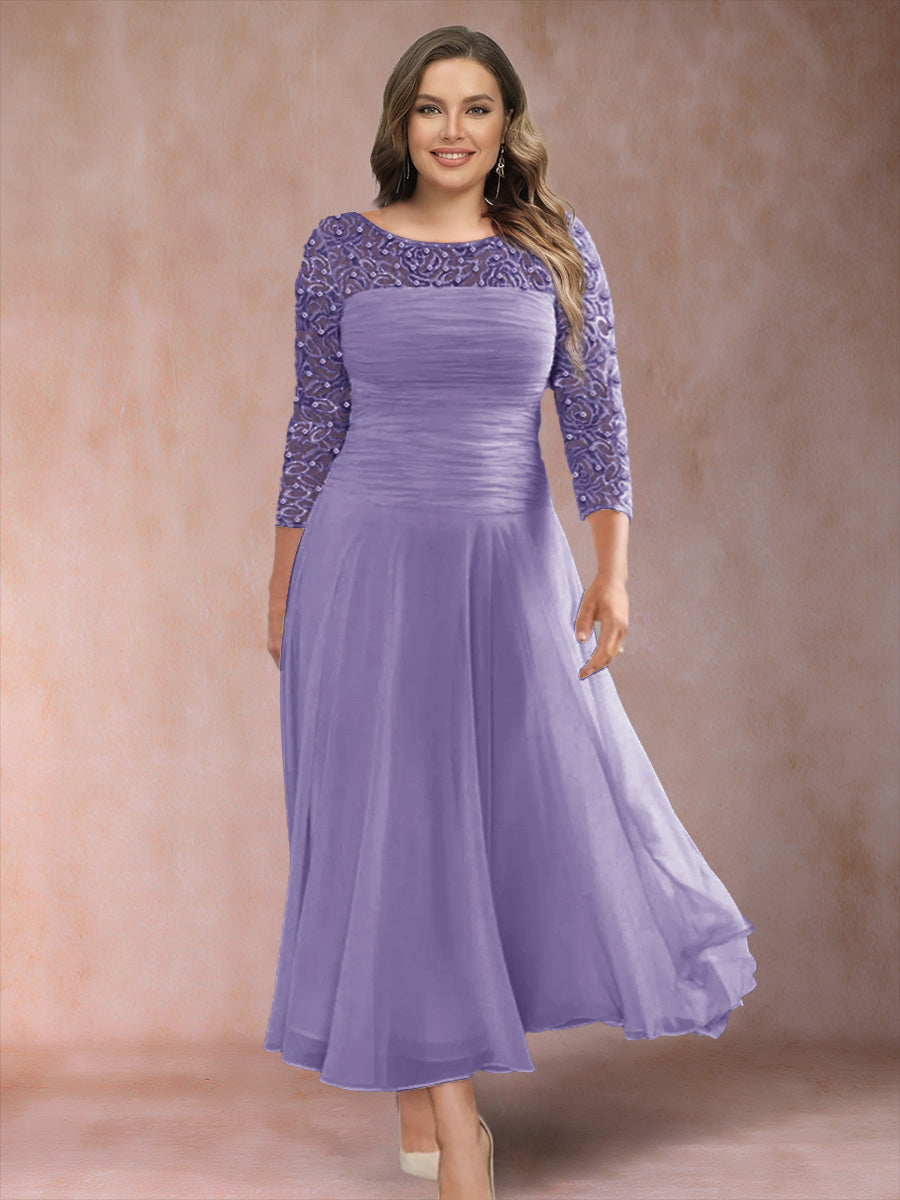 Sofia June Wisteria back view mother of the bride dress
