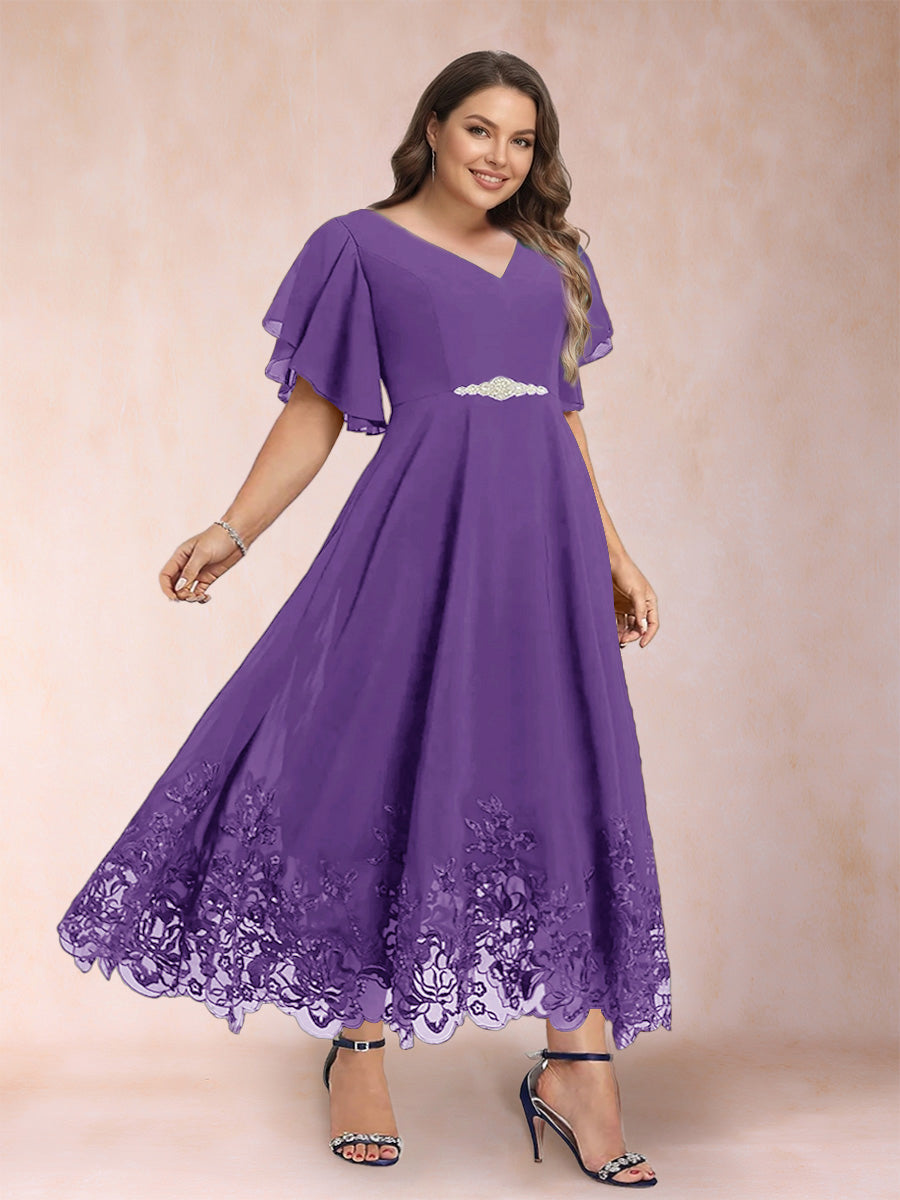 Tara Rose Regency front view mother of the bride dress