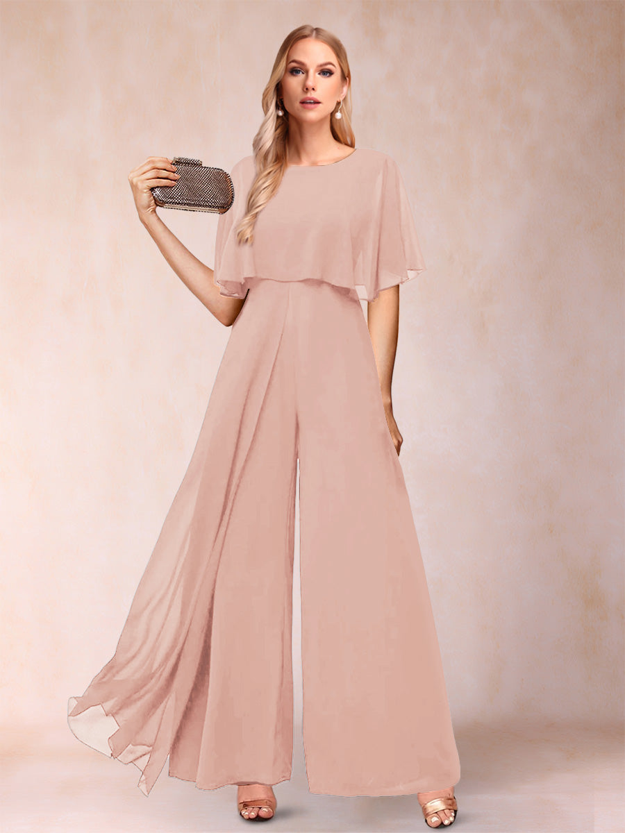 Coralie blush front view mother of the bride outfit