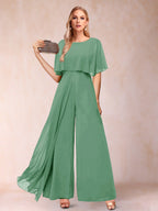 Coralie eucalyptus front view mother of the bride outfit