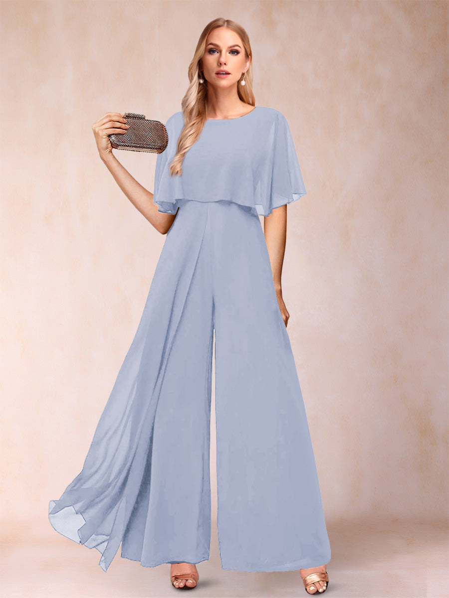 Coralie lavender front view mother of the bride outfit