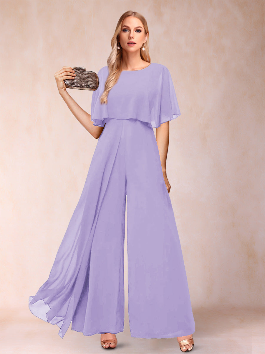 Coralie lilac front view mother of the bride outfit