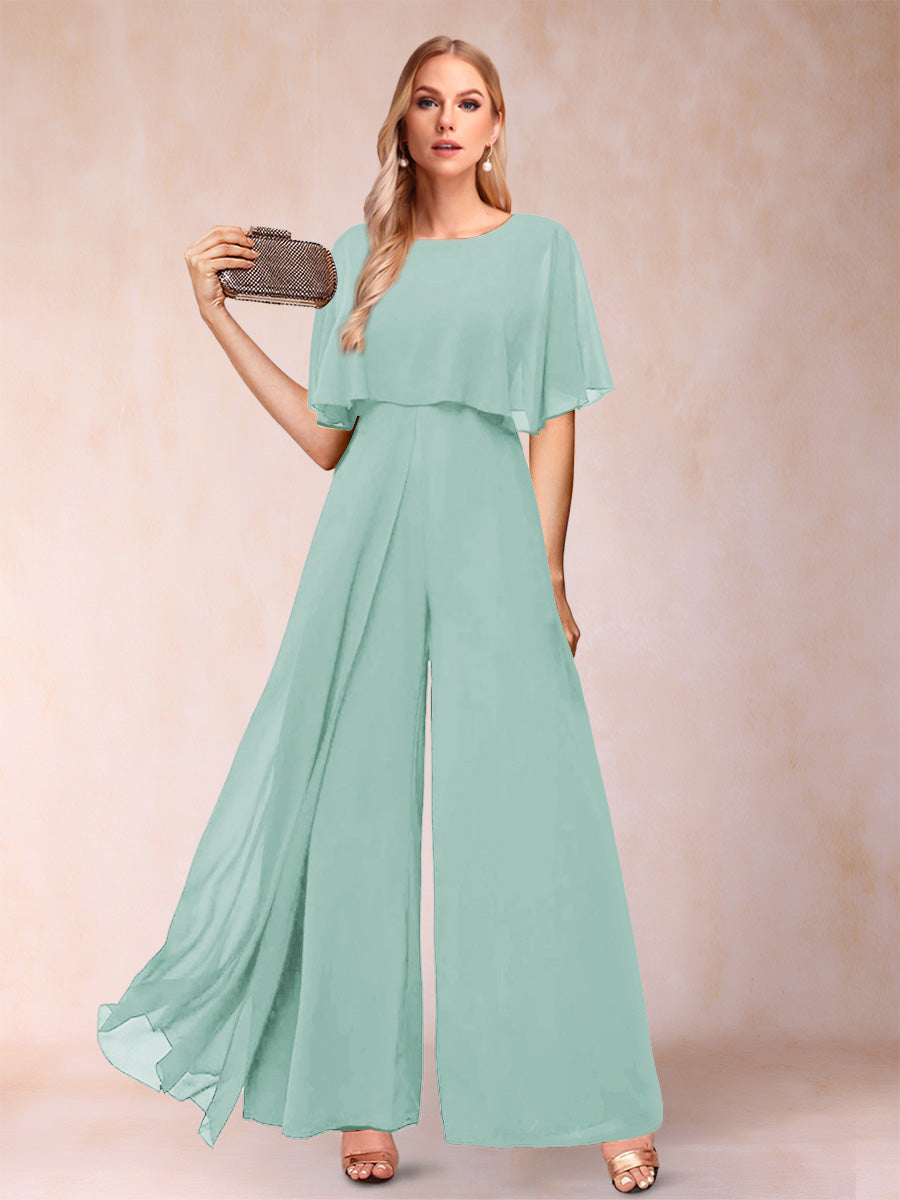 Coralie pool blue alternate front view 2 mother of the bride outfit