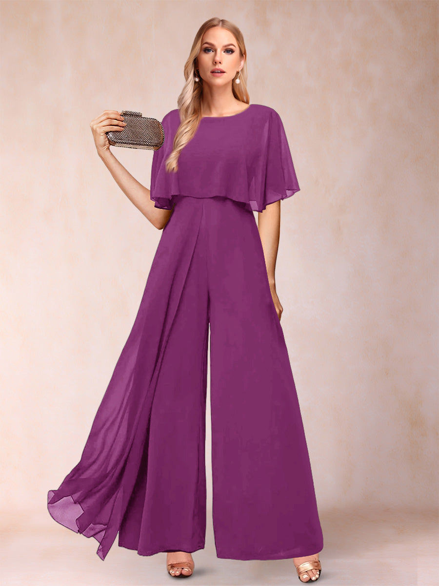 Coralie orchid front view mother of the bride outfit
