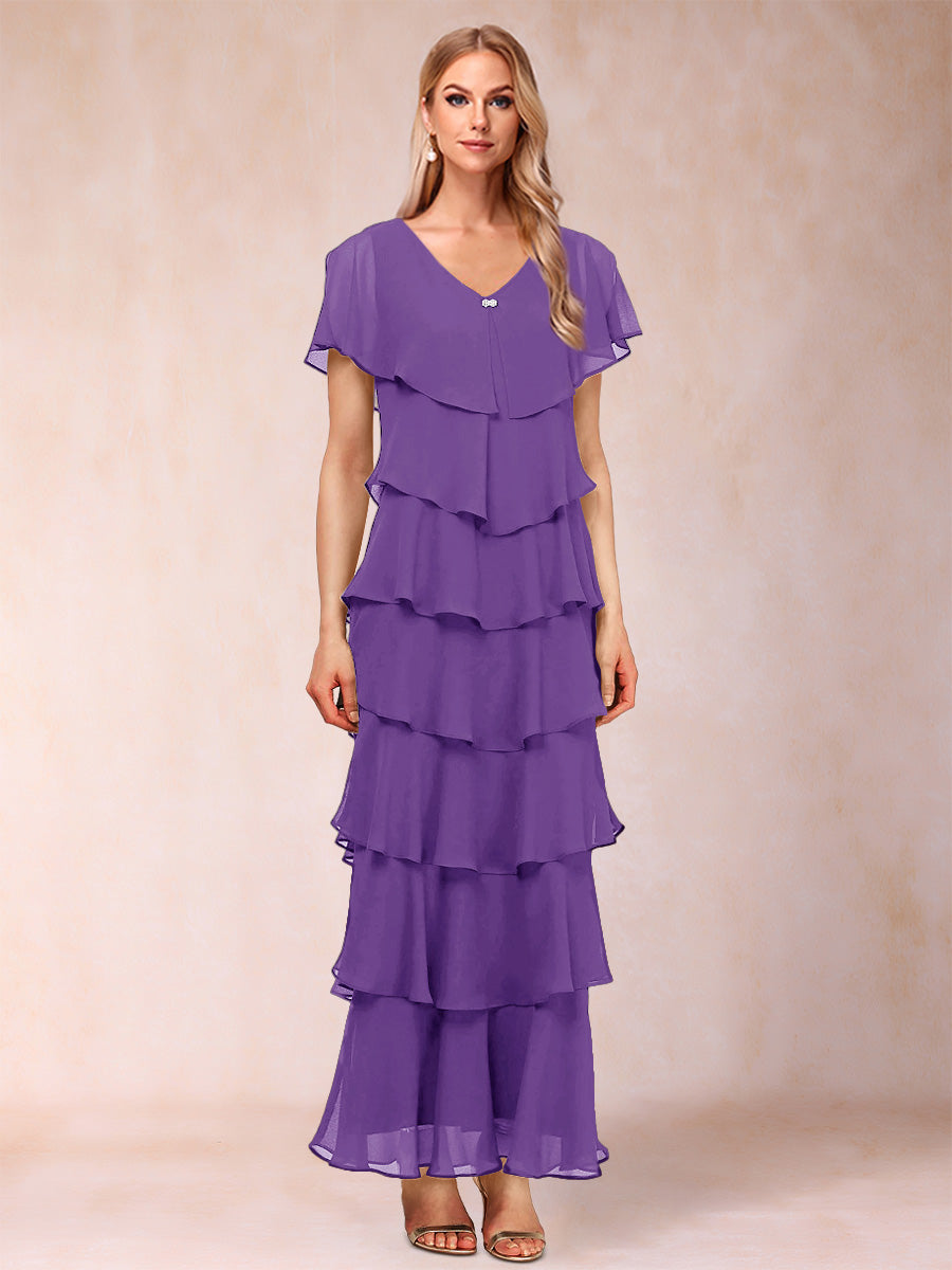 Mirabelle Dawn Regency front view mother of the bride dress