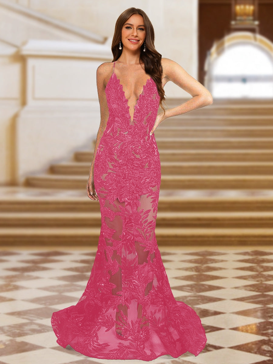 Cyra hot pink alternate front view 2 prom dress