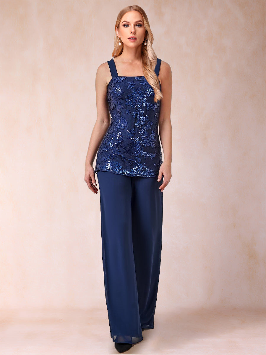Margot navy blue side view mother of the bride outfit