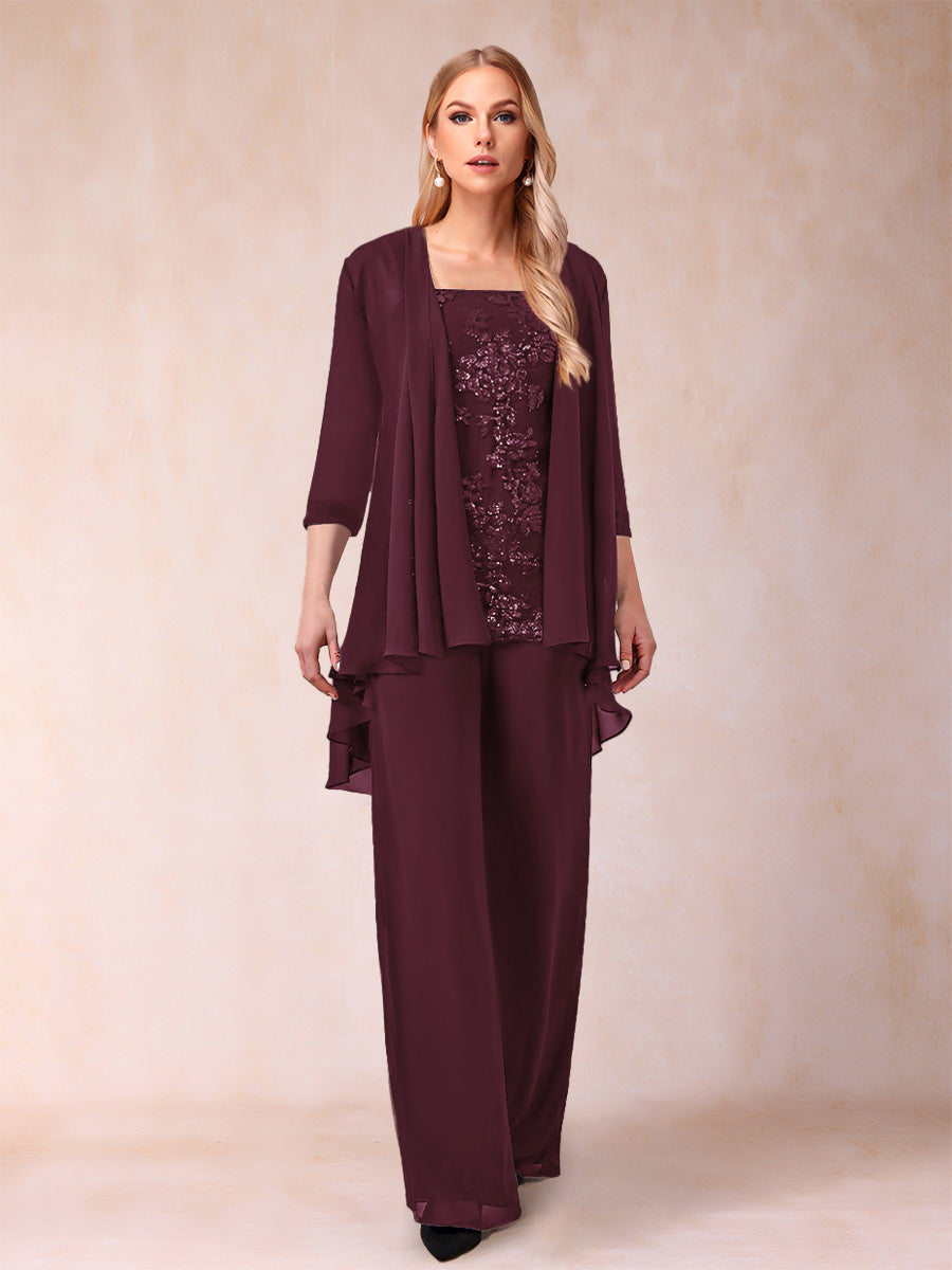 Margot burgundy front view mother of the bride outfit