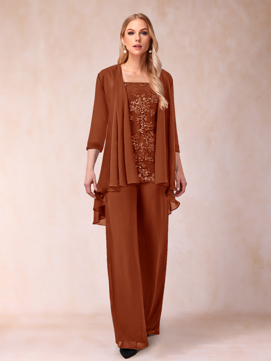 Margot burnt orange front view mother of the bride outfit