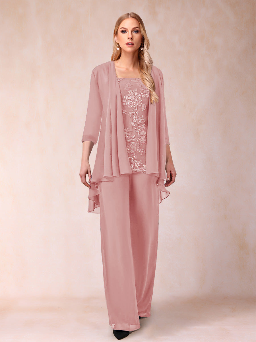 Margot dusty rose alternate front view 2 mother of the bride outfit