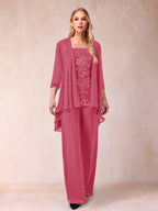 Margot fuchsia front view mother of the bride outfit