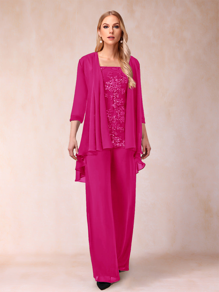 Margot hot pink front view mother of the bride outfit