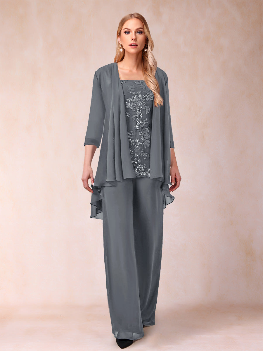 Margot grey front view mother of the bride outfit