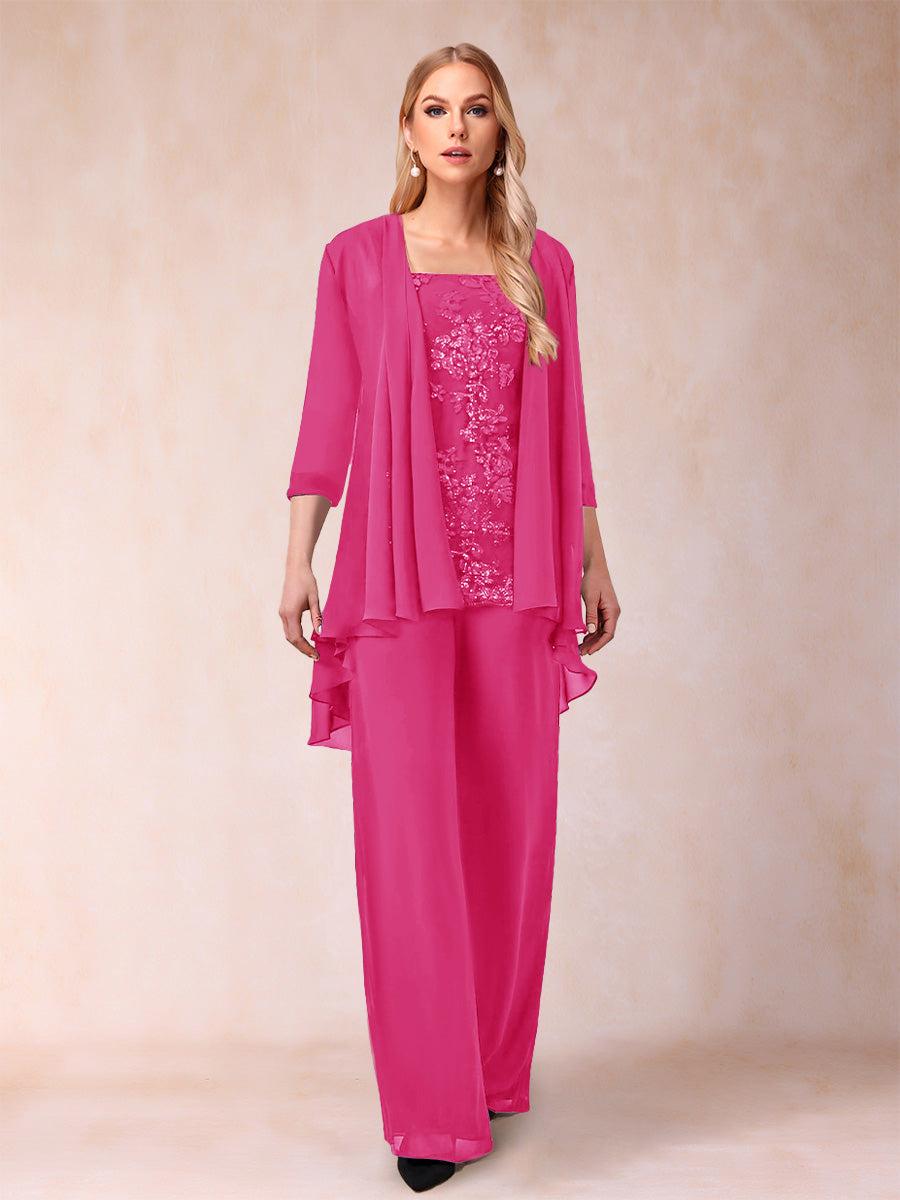 Margot hot pink alternate front view 2 mother of the bride outfit