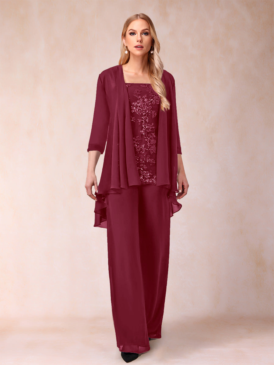Margot burgundy alternate front view 2 mother of the bride outfit