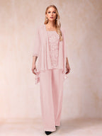 Margot pearl pink front view mother of the bride outfit