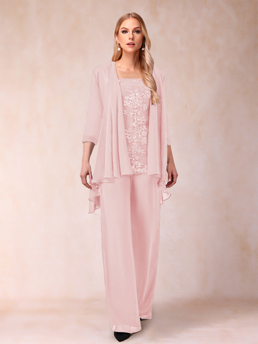 Margot pearl pink front view mother of the bride outfit