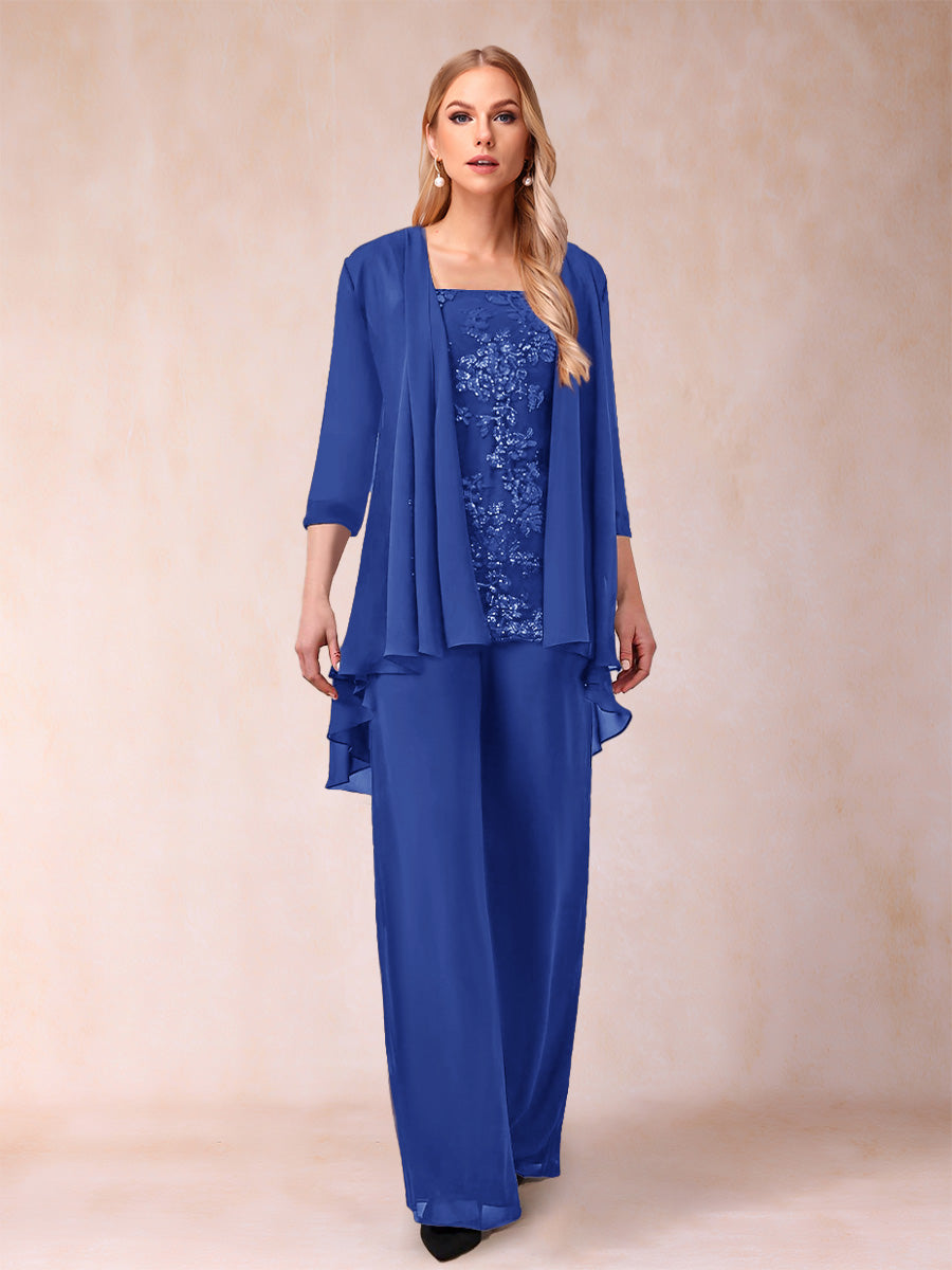 Margot royal blue alternate front view 2 mother of the bride outfit