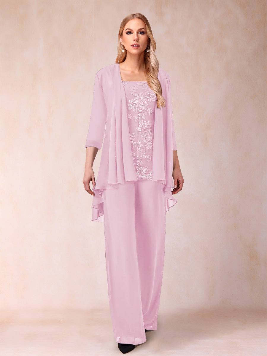 Margot rose pink front view mother of the bride outfit