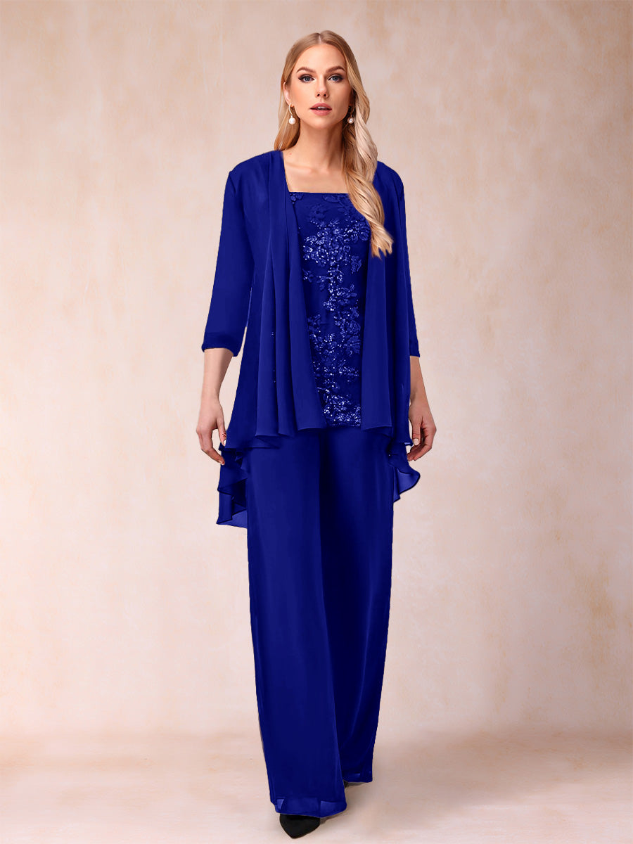 Margot royal blue alternate front view 3 mother of the bride outfit