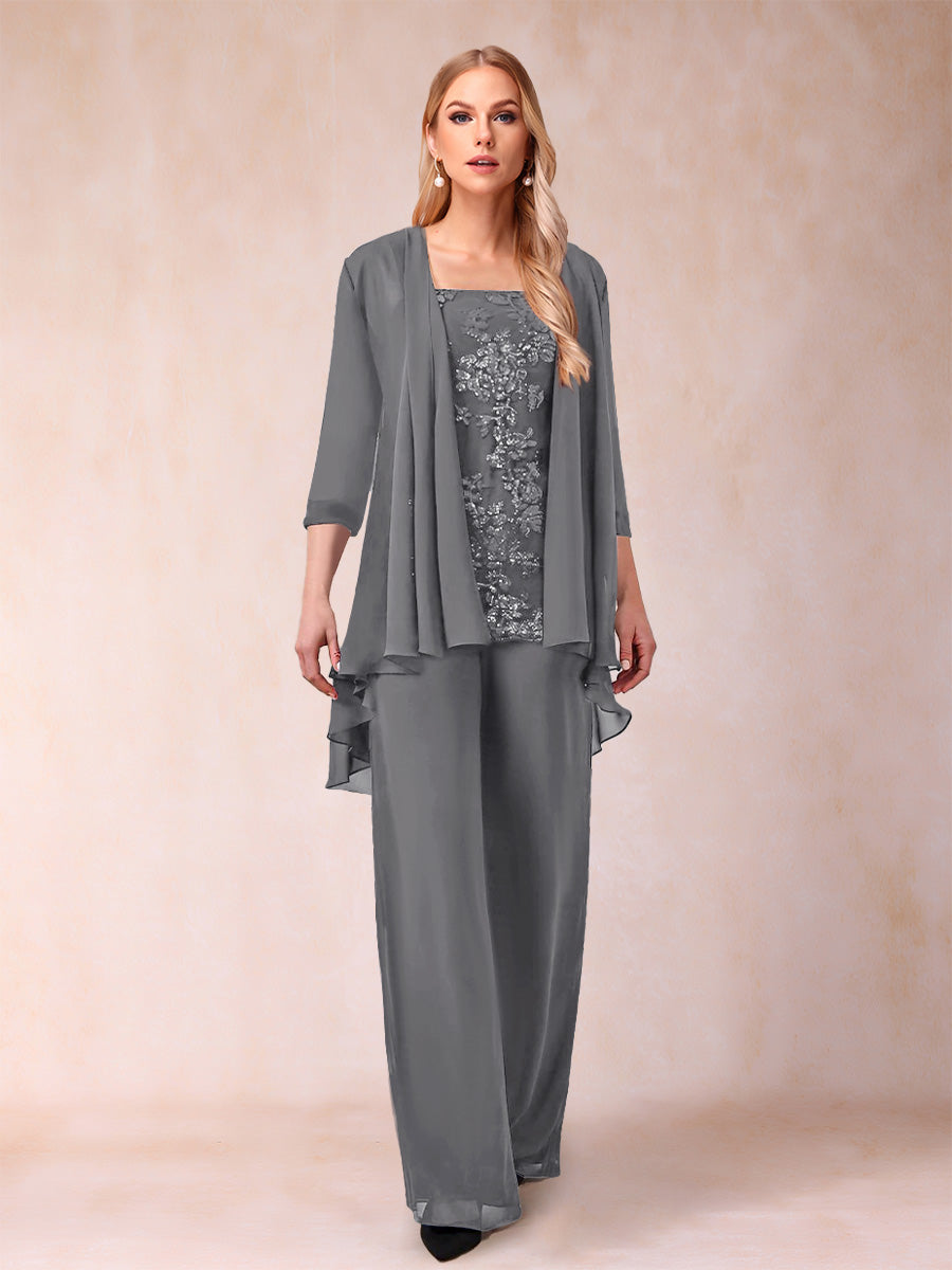 Margot steel grey front view mother of the bride outfit