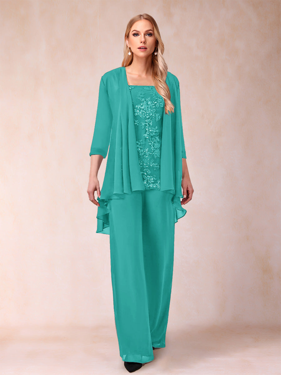 Margot turquoise front view mother of the bride outfit