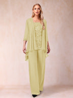 Margot yellow front view mother of the bride outfit