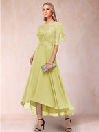 Tivoli Daffodil front view wedding guest dress