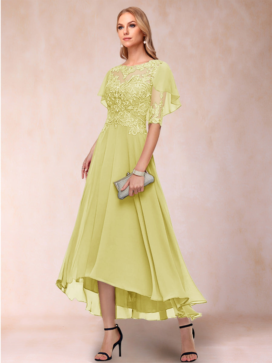 Tivoli Daffodil front view wedding guest dress