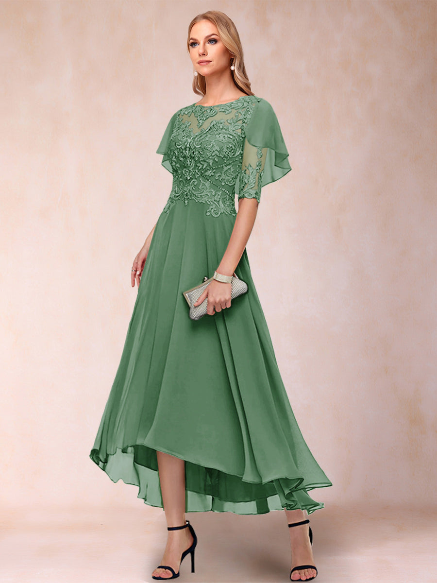 Tivoli Eucalyptus front view wedding guest dress