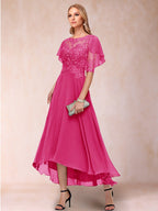 Tivoli Hot Pink front view wedding guest dress