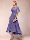 Tivoli Lilac front view wedding guest dress