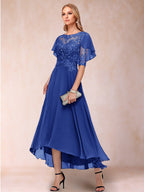 Tivoli Royal Blue back view wedding guest dress