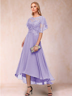 Brielle Mae Lilac back view mother of the bride dress