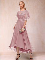 Tivoli Mauve front view wedding guest dress