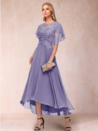 Tivoli Wisteria back view wedding guest dress