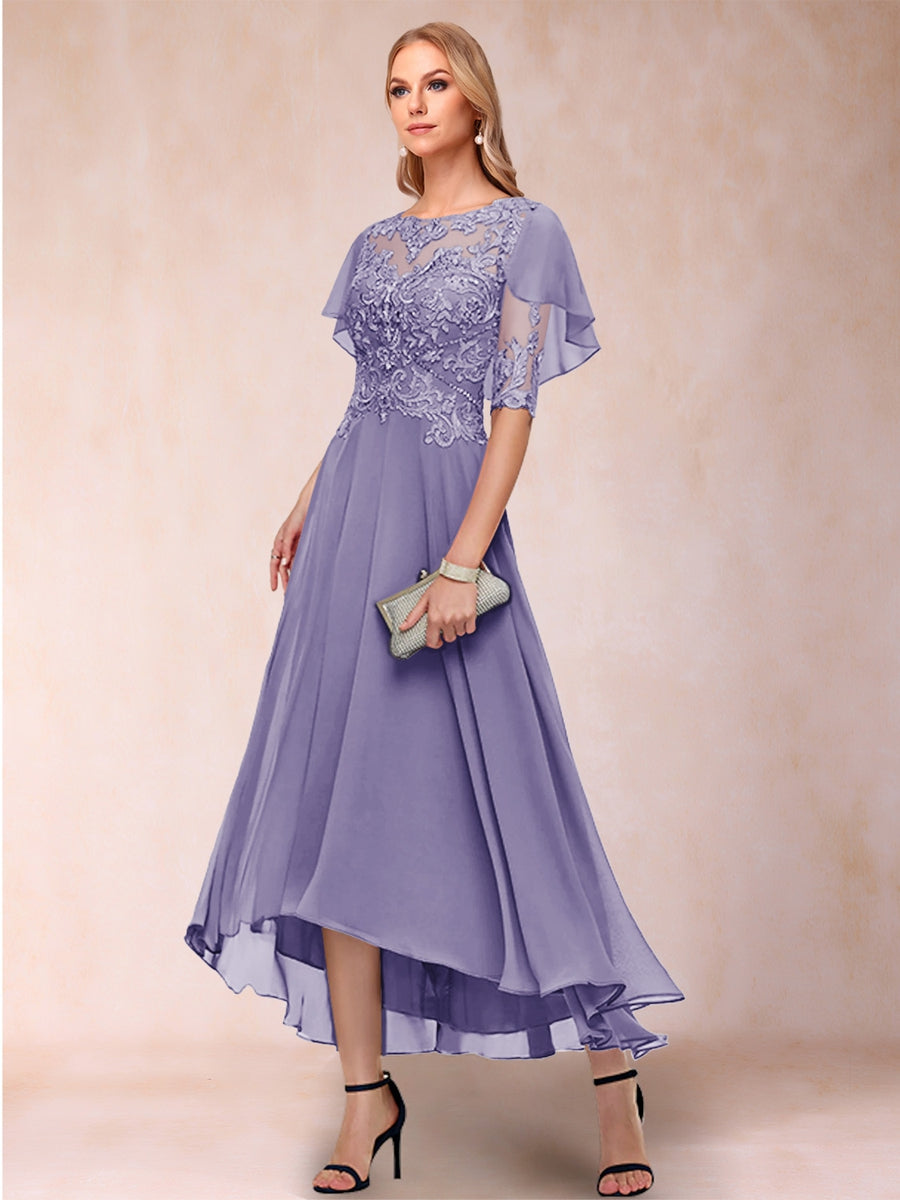 Tivoli Wisteria back view wedding guest dress