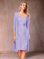Eulalia Noor Lilac back view mother of the bride dress