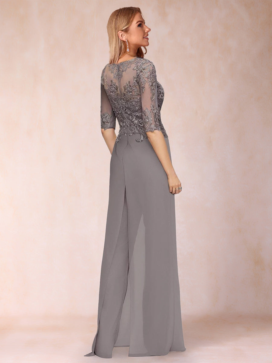 Urielle Steel Blue bodice detail wedding guest dress